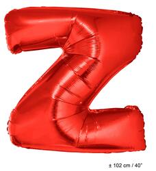 Buchstabenballon "Z" Rot 1 Meter