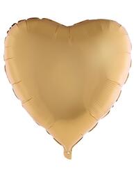 Ballon coeur doré 76 cm