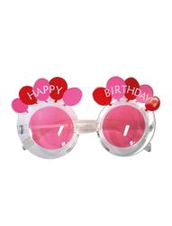 Happy Birthday Geburtstagsbrille Rosa