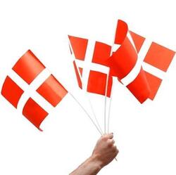 Dänische Flaggen - Papierflagge  10 Stück