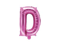 Folien Buchstabenballon D Pink 35 cm