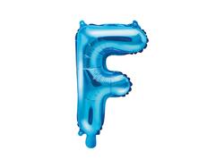 Mini Folienballon F Blau 35 cm