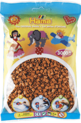 Perles à repasser Midi de Hama avec 3000 marron clair