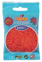 HAMA MINI Perlen 2000 Stück Orange