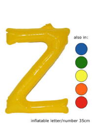 Ballon Buchstaben "Z" Gelb