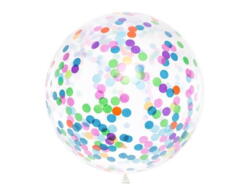 Ballon confettis 1 mètre