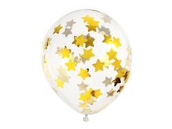 Goldsternen Konfetti Ballons 