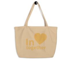 ECO Stofftasche Sand in Heart together