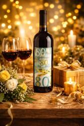 Vin d'anniversaire 80 ans Meilleurs vœux pour votre anniversaire