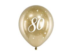 Ballons 80 Jahre Gold