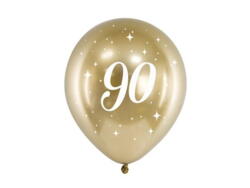 Ballons 90 ans or