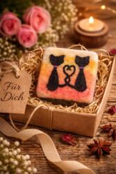 Filzseife Katzenliebe Bio Handgemacht