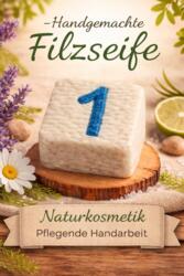 Geschenk Filzseife Handgemacht Zahl 1 Blau