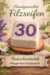 Savon Feutre Fait Main Numéro 30 Violet