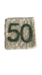 Savon Feutre Fait Main Numéro 50 Vert