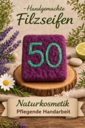 Savon Feutre Fait Main Numéro 50 Violet