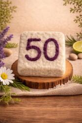 Savon Feutre Fait Main Numéro 50 Rose