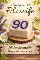 Savon Feutre Fait Main Numéro 90 Violet