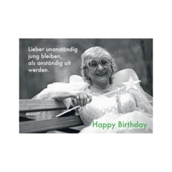 Carte d'anniversaire Cher indécent