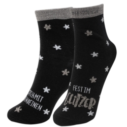 Chaussettes magiques j'ai les deux pieds bien dans les paillettes