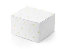 Coffrets cadeaux coeurs en or blanc