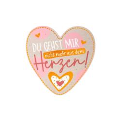 Postkarte Du gehst mir nicht mehr aus dem Herzen