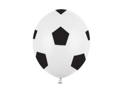 Fussball Ballons 30 cm Weiss 50 Stück