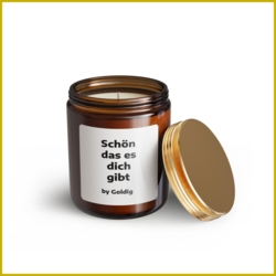 Duftkerze Schön das es dich gibt