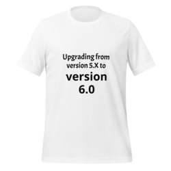 T-Shirt Upgrading form Version 50 to version 60