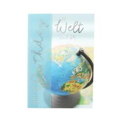 Geburtstagskarte Happy 18. Birthday Die Welt gehört dir