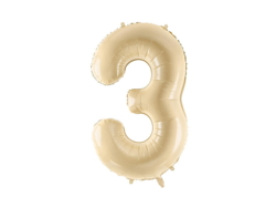 Ballon numéro 3 Beige