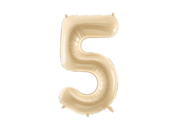 Ballon numéro 5 Beige