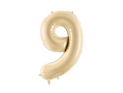 Ballon numéro 9 Beige