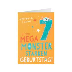 XK Jetzt bist du 7 Jahre Einen mega monsterstarken Geburtstag         