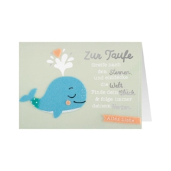 Taufekarte  Zur Taufe Greife nach den Sternen und entdecke die Welt 