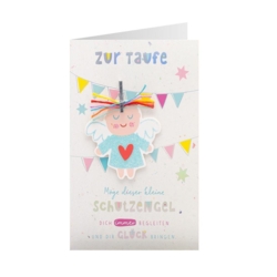 Taufekarte Engel Schutzengel