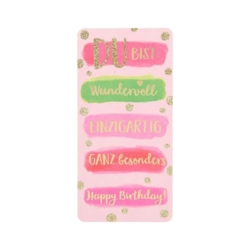 Geburtstagskarte Längs Wundervoll Einzigartig