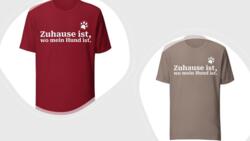 T-Shirt für Hundefreunde, Zuhause ist, wo mein Hund ist