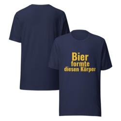 T-Shirt La bière a façonné ce corps
