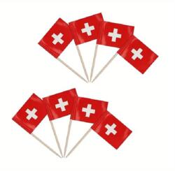 Schweizer Flaggen Pickers 100 Stück