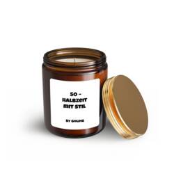 Duftkerze 50 Halbzeit mit Stil