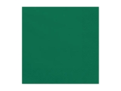 Serviettes vert foncé 20 pièces