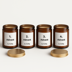 Adventskerzen Set 1–4