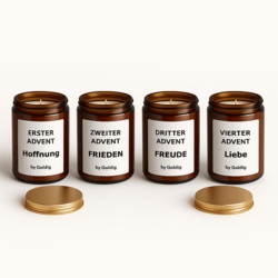Adventskerzen Set – Erster bis Vierter Advent