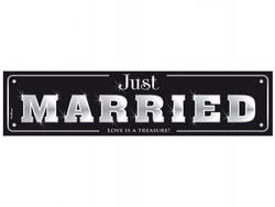 Plaque d&#39;immatriculation Just Married Love est un trésor