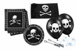 Ahoi Pirat! Piraten-Deko-Set zum Kindergeburtstag
