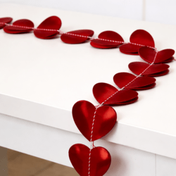 Herzen Girlande 4Meter