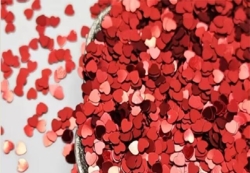 Streudeko Herzen 4mm