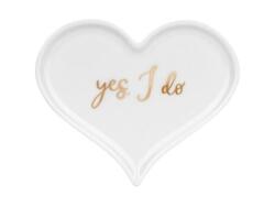 Porte-alliances en porcelaine cœur