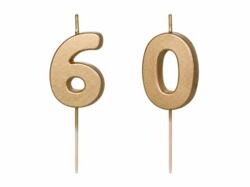 Kerzen für Geburtstag Gold Set 6 & 0